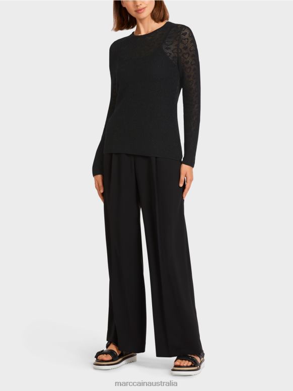 Clothing Black J8XFX1200 Sweater "Knitted in Germany" Marc Cain