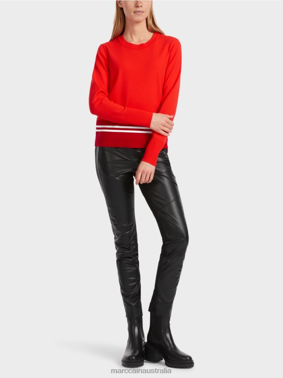 Clothing Campari J8XFX1048 "Rethink Together" wool sweater Marc Cain