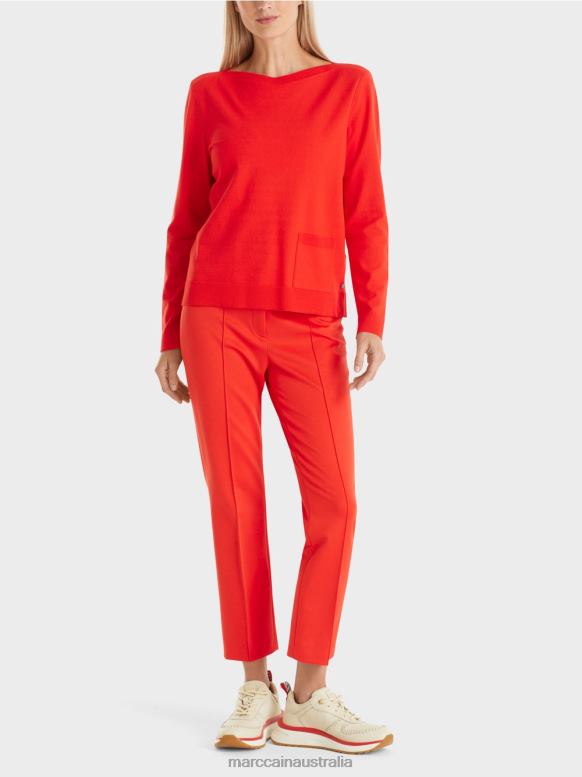 Clothing Campari J8XFX1070 "Rethink Together" Sweater Marc Cain