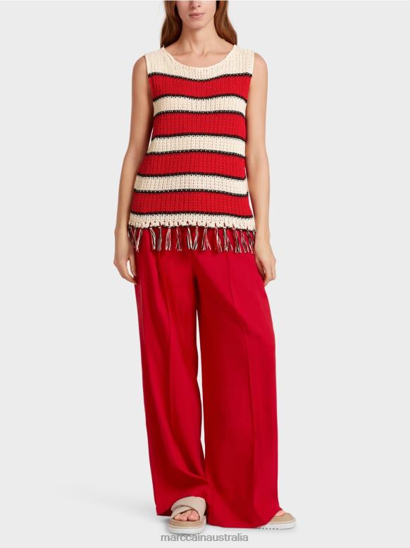 Clothing Creme J8XFX1129 "Rethink Together" knitted top Marc Cain