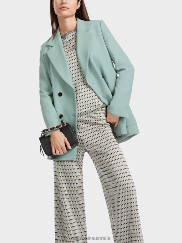 Clothing Dark Sky Blue J8XFX1114 Patterned sweater Knitted in Germany Marc Cain