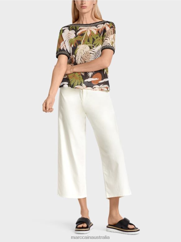 Clothing Deep Oliv Green J8XFX1146 Sweater "Knitted in Germany" Marc Cain