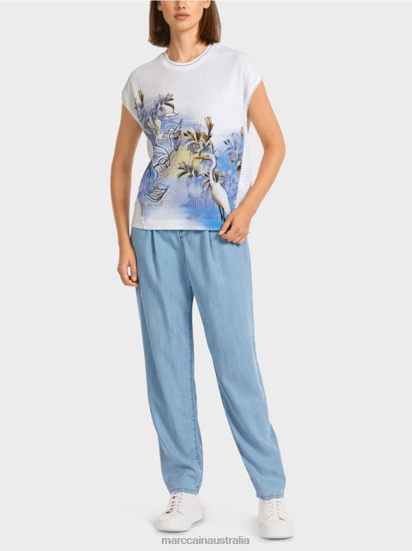 Clothing Light Powder Blue J8XFX1159 Sweater "Knitted in Germany" Marc Cain