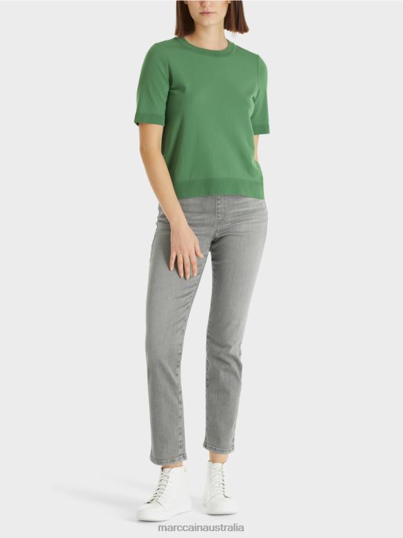 Clothing Moss Green J8XFX1212 "Rethink Together" sweater Marc Cain