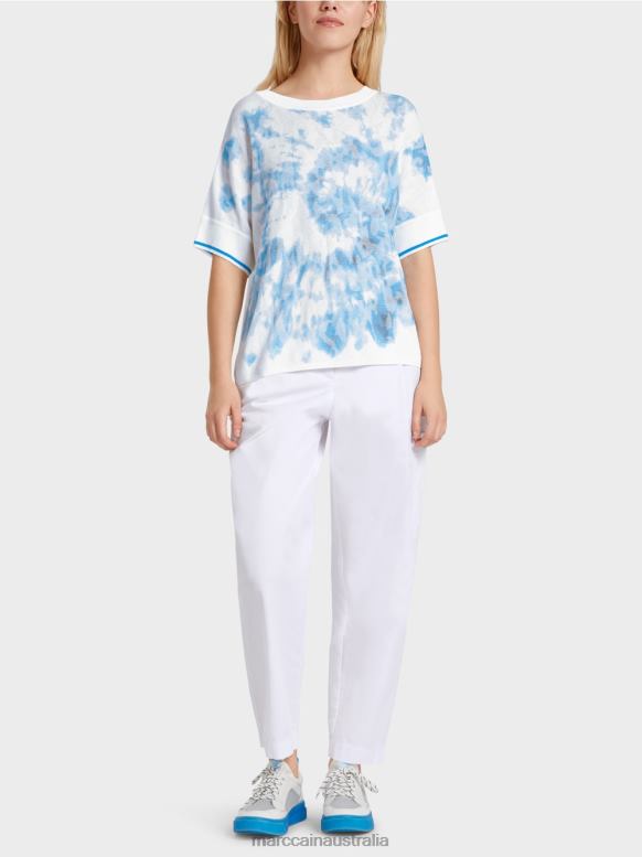 Clothing New Skydiver J8XFX1128 Batik Sweater Knitted in Germany Marc Cain