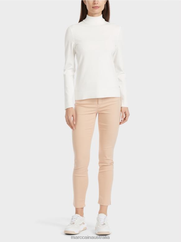 Clothing Off-White J8XFX1076 Fine-knit "Rethink Together" sweater Marc Cain