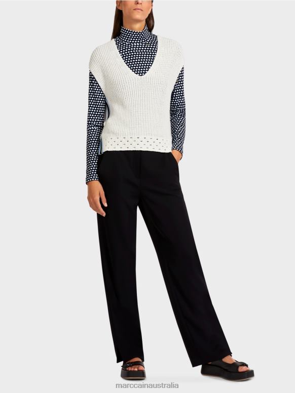 Clothing Off-White J8XFX1184 Slipover "Knitted in Germany" Marc Cain