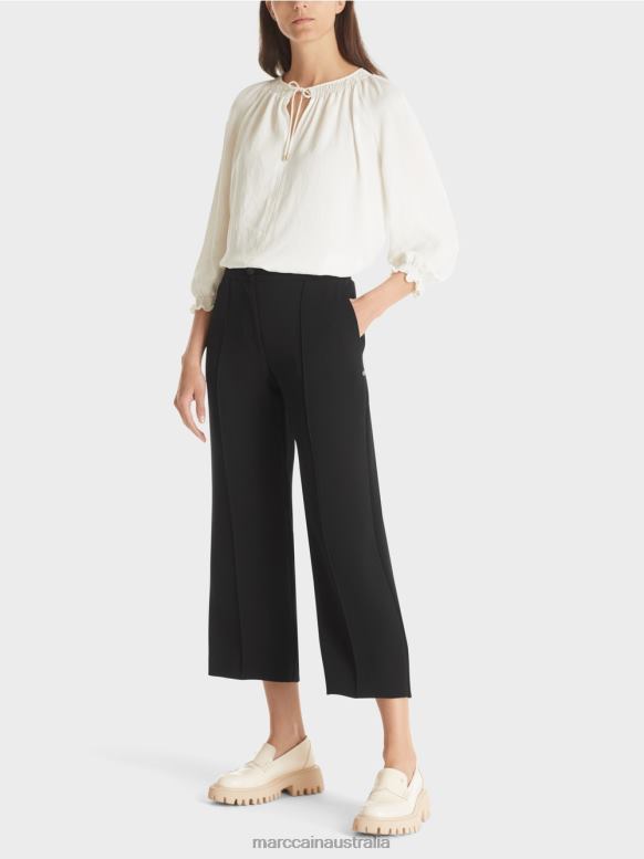 Clothing Black J8XFX565 WELLINGTON wide-legged pants Marc Cain
