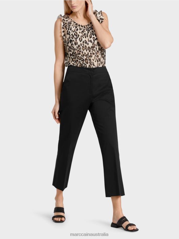 Clothing Black J8XFX640 Chino-style pants Marc Cain