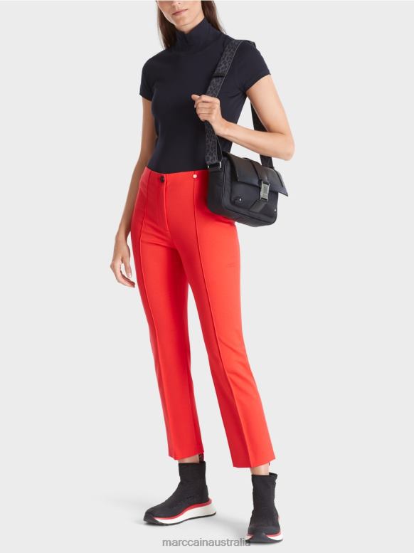 Clothing Campari J8XFX595 Elegant jersey pants SYDNEY Marc Cain