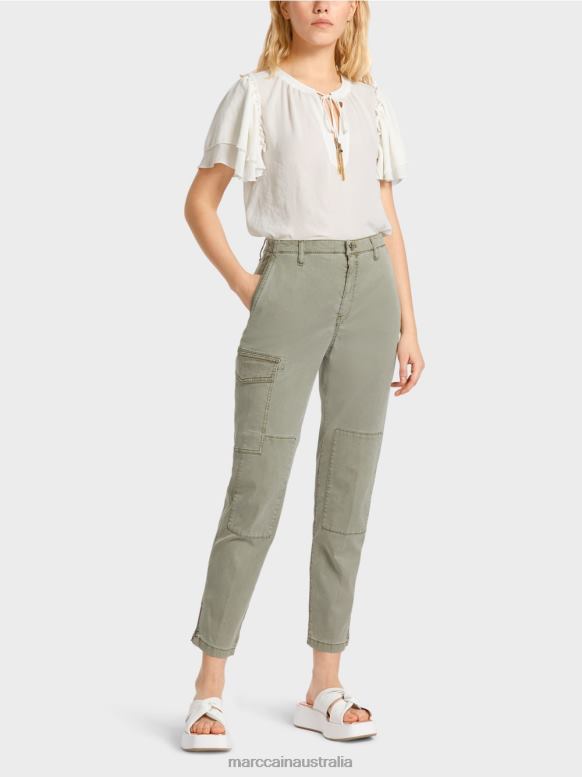 Clothing Deep Jungle J8XFX655 RADOM "Rethink Together" pants Marc Cain