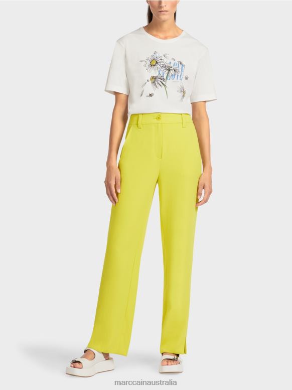 Clothing Green Sulphur J8XFX716 Elegant loose pants Marc Cain