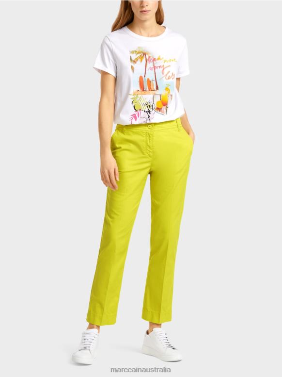 Clothing Light Limeade J8XFX620 Sporty "Rethink Together" pants Marc Cain