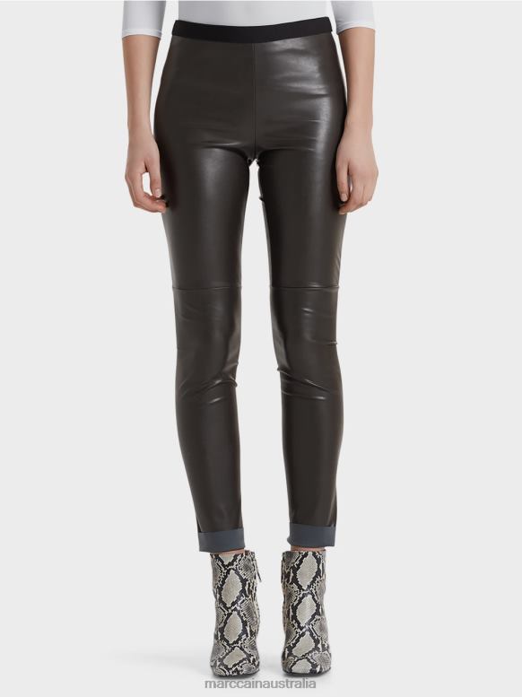 Clothing Moro J8XFX747 Leggings in artificial leather Marc Cain