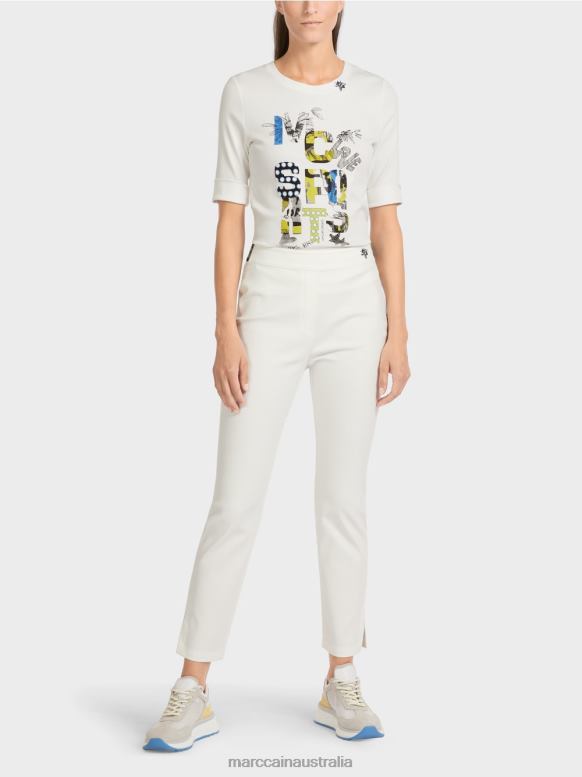 Clothing Off-White J8XFX717 "Rethink Together" wide-legged pants Marc Cain