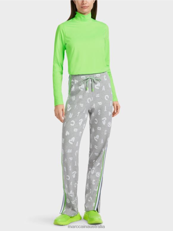 Clothing Silver Grey J8XFX561 Jogging-style pants ROANNE Marc Cain