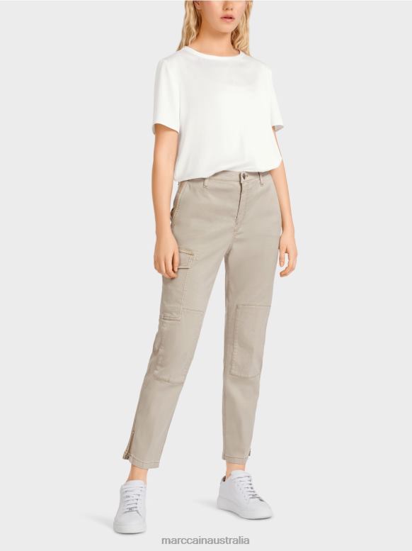 Clothing Simply Taupe J8XFX644 RADOM "Rethink Together" pants Marc Cain