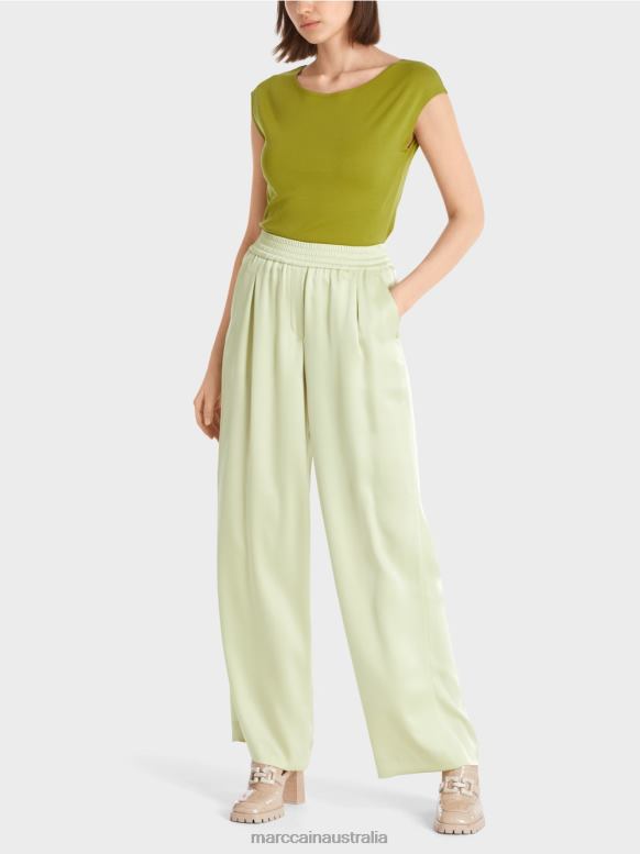 Clothing Soft Breath J8XFX690 Pants with pleated front Marc Cain