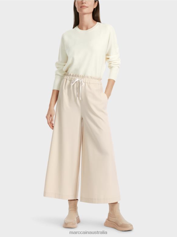 Clothing Soft Moon Rock J8XFX560 7/8 flared leg pants WILLMAR Marc Cain