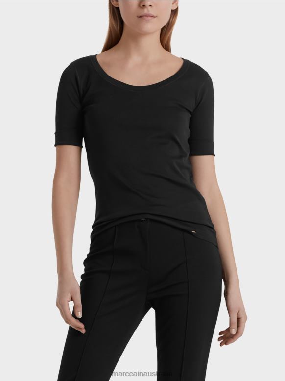 Clothing Black J8XFX1479 High-quality basic shirt Marc Cain