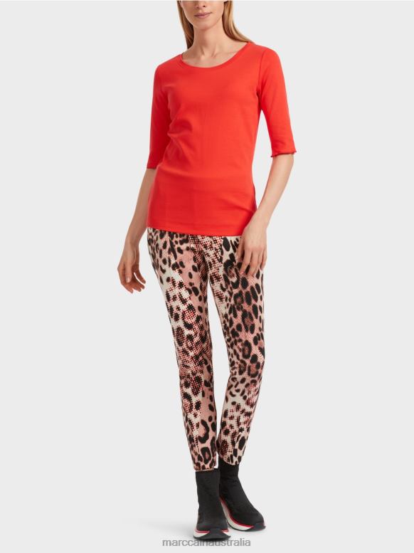 Clothing Campari J8XFX1263 Plain t-shirt with 3/4 sleeves Marc Cain