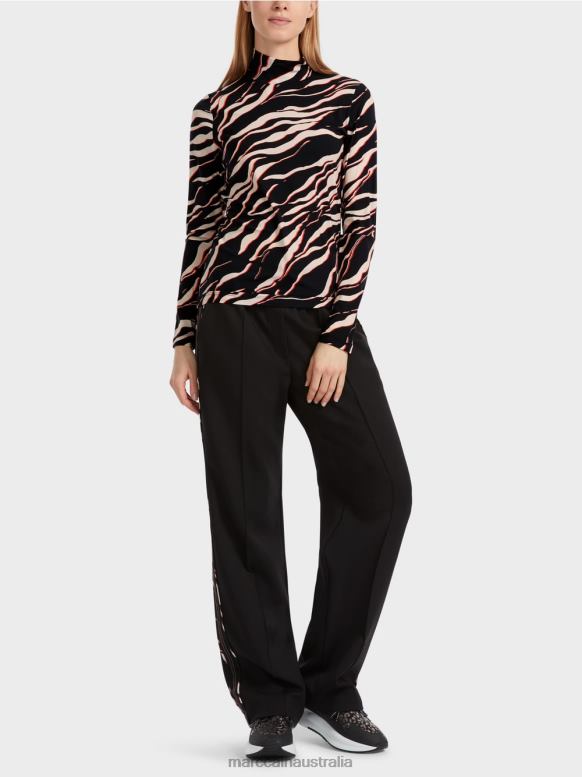 Clothing Campari J8XFX1267 Long sleeve Leo design shirt Marc Cain