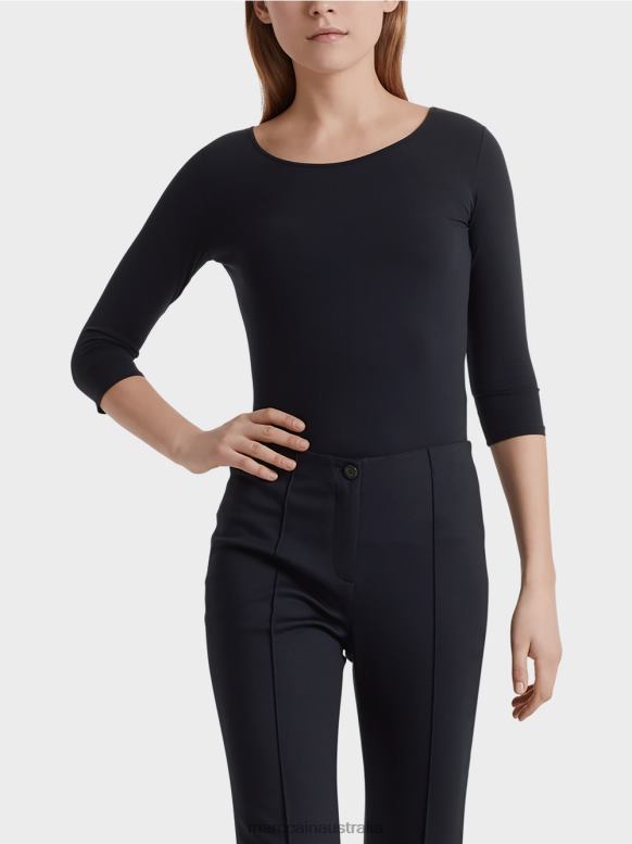 Clothing Midnight Blue J8XFX1471 Extremely delicate long-sleeve shirt Marc Cain