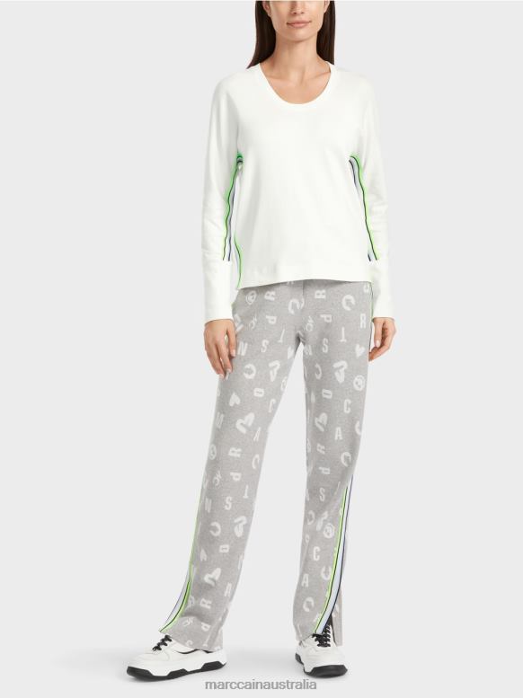 Clothing Off-White J8XFX1298 Kimono-shaped T-shirt Marc Cain