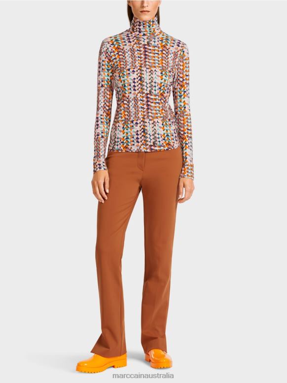 Clothing Royal Purple J8XFX1452 Colourful long-sleeved top Marc Cain