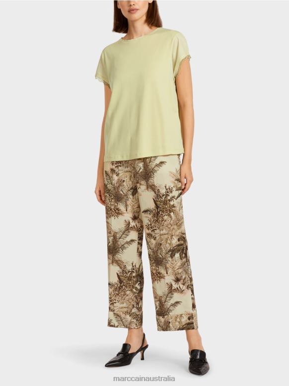 Clothing Soft Breath J8XFX1415 Top with lace trim Marc Cain