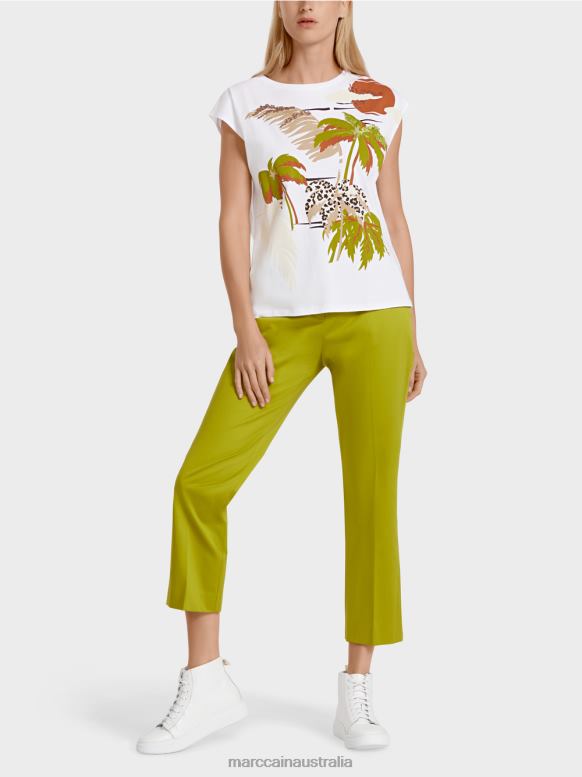 Clothing White J8XFX1405 "Rethink Together" top Marc Cain