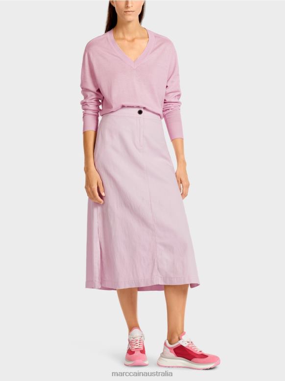 Clothing Light Lavender J8XFX489 Flared skirt Marc Cain