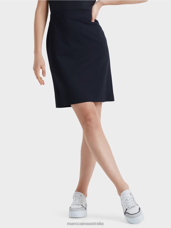 Clothing Midnight Blue J8XFX518 Knee-length skirt Marc Cain