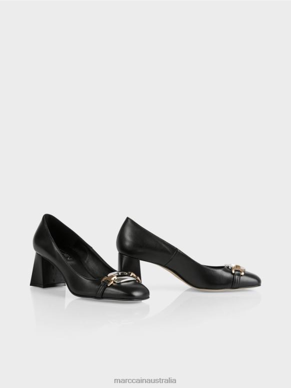 Footwear Black J8XFX1588 Pumps with clasp Marc Cain