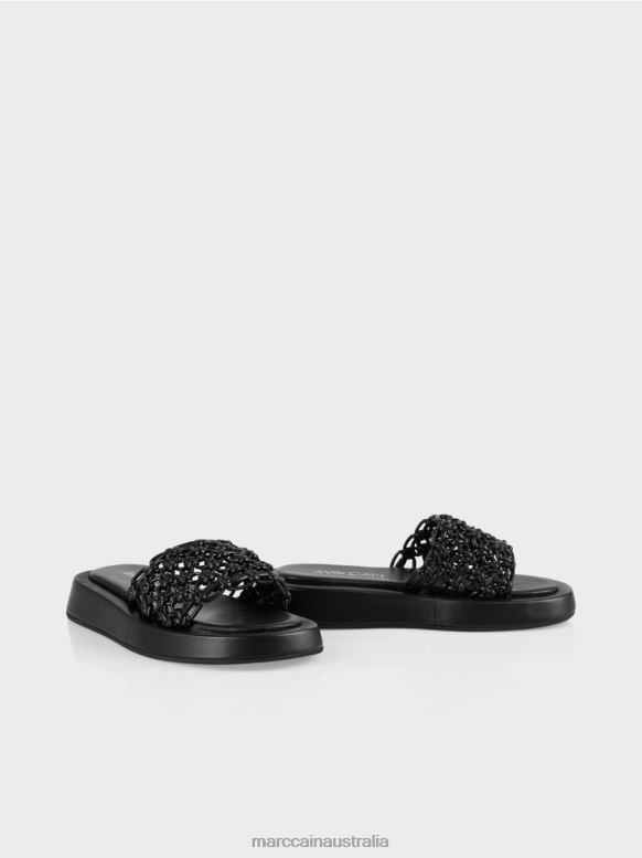 Footwear Black J8XFX1606 Trendy platform sandal Marc Cain
