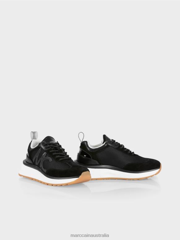 Footwear Black J8XFX1589 Sneakers with MC logo Marc Cain