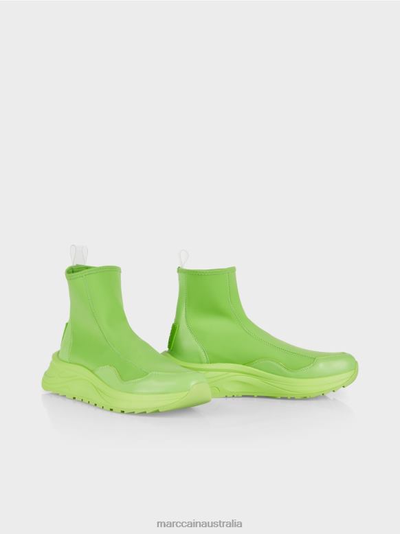 Footwear Bright Shocking Green J8XFX1583 Mid-cut sneakers Marc Cain