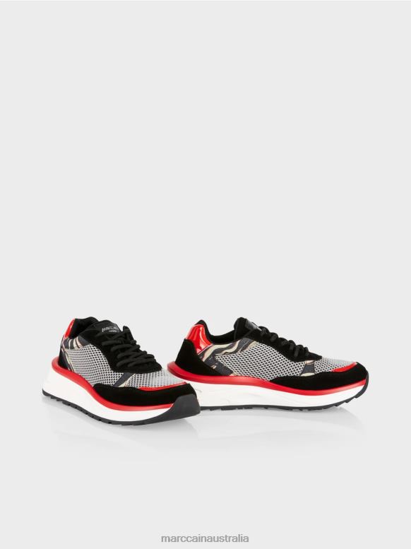 Footwear Cranberry J8XFX1571 Slip on sneakers with Leo details Marc Cain