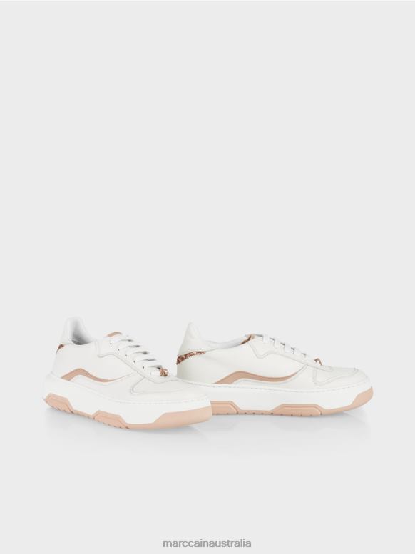 Footwear Sandy Beige J8XFX1555 Sneakers with shiny details Marc Cain