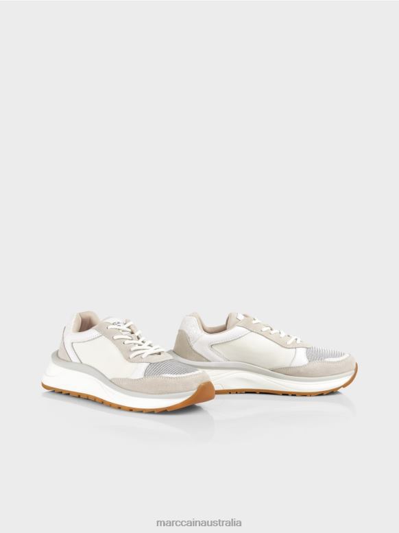 Footwear White J8XFX1625 Feminine lace-up sneaker Marc Cain
